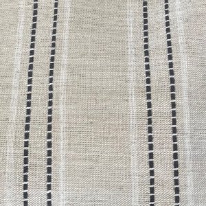 Gray w/ Navy & White Stripes